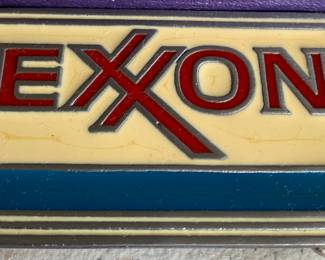 Vintage Exxon Belt Buckle