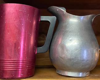 Vintage Aluminum Pitchers