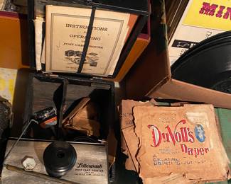 Early Post Card Printing Kit