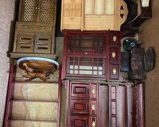 Assorted Dollhouse Furniture and Accessories