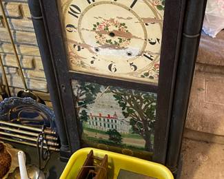 Antique Ogee Clock with Parts