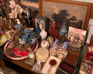 Assorted Dresser Items and Accessories