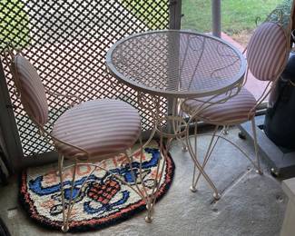 Vintage Metal Patio Set
