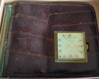 Old Money Holder Watch/Clock