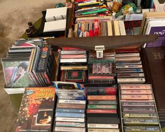Assorted Cassettes and CD's