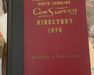 1970 Thomasville, N.C. City Directory