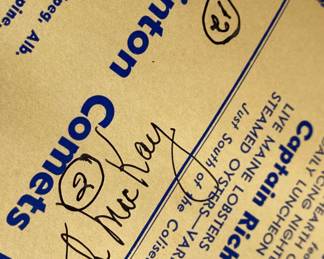 Butch MacKay Hockey Autograph