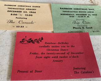 Rainbow Dance Tickets from Thomasville, N.C.