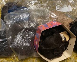 Several Vintage Wigs