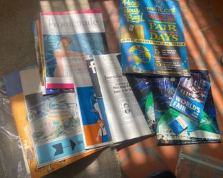 Large Grouping of 1964 World's Fair Paper Ephemera