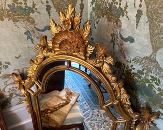 Maitland Smith Ornate Gold Mirror