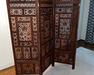 1940’s hand carved teak wood Screen
Absolutely beautiful