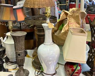 Selection of Contemporary & Antique Lamps