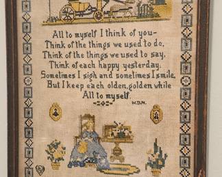 Large Collection of Crosstitch and Needle Point