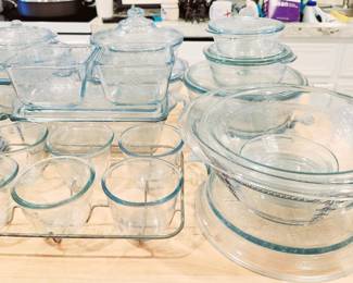 Fireking Blue Saphire Glassware. Dishes, Bowls, Casseroles, Glasses.