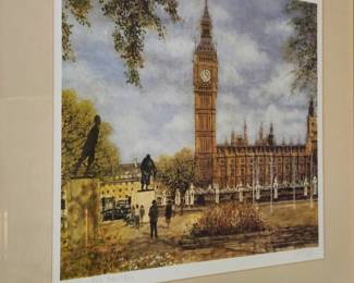 Big Ben Print, signed by Artist