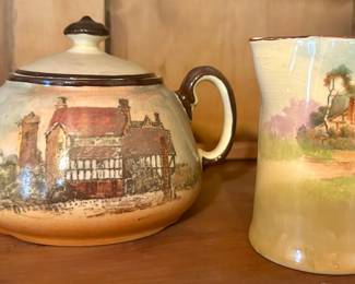 Royal Doulton Small Cup 1901-1922 & Double handled pot circa 1930