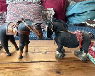 Leather and cloth horses