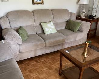 Very comfy sofa with matching loveseat