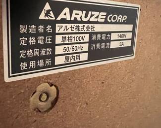 Aruze 2001 slot machine