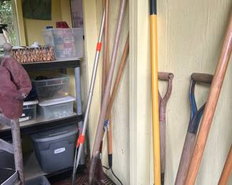 Garden tools and supplies