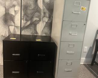 File cabinets on casters