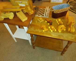 Wooden toys. Did you know Lego started out making wooden toys?
