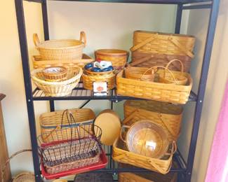 Tisket, tasket......so many longaberger baskets!