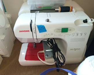 Janome Jem Platinum 760 sewing machine.