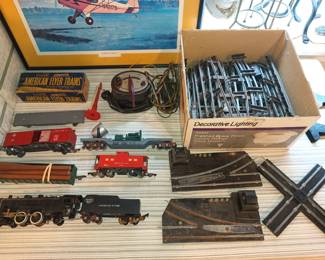 American Flyer train set