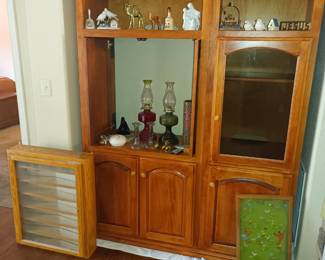 Entertainment center and decor