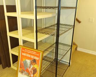 Storage shelves