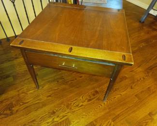 Midcentury Modern table with drawer