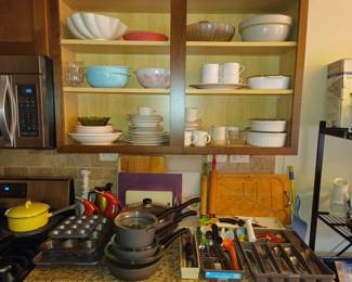 Pots, pans and dishes