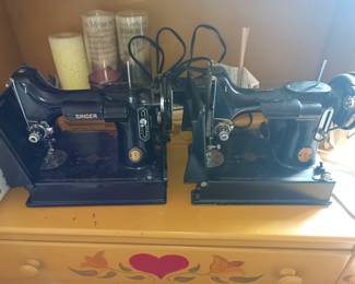 Not just 1, 2 Singer Featherlight sewing machines