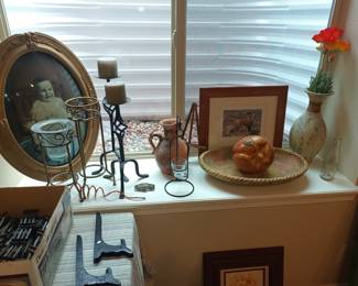 Candlesticks and vases. Cherubic Infant