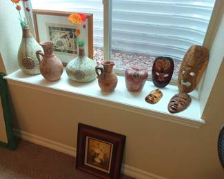 Vases and masks