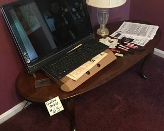 Computer
Coffee table