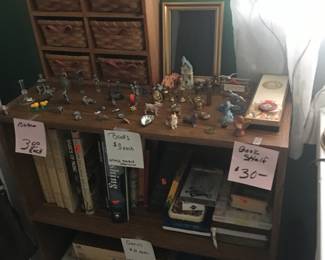 Minature pewter figures