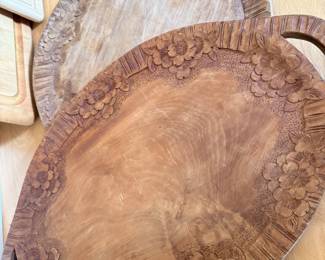 These Vintage Distressed Platters - might need