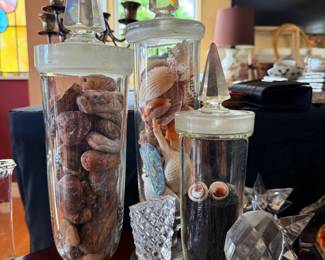 Gorgeous Vintage Glass Canisters