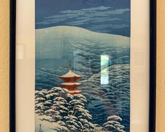 Lots of Japanese woodblock pieces
