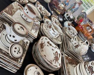This Set OMG..it's really unusual and all hand firec from the 50s....