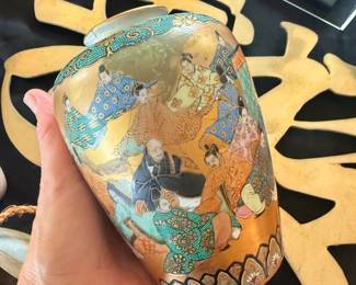 Gorgeous Asian Semi Cloisonne Vase