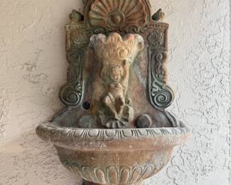 JUST THIS!!!!! Insane Carved Stone Cherub Water Fountain! This can be just a piece of ART too! Its Amazing!