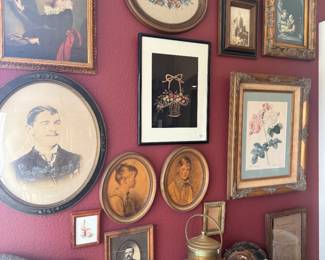 AFabulous Gallery Wall of Vintage Imagery
