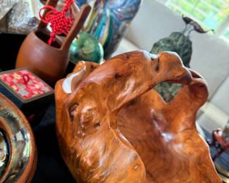 That Natural Wood Bowl Tho - At ARTHAUSS this wood be $300 - come and get her!