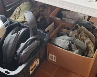 tactical backpacks, sling bags of all sizes