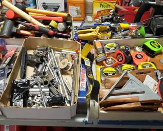 Tools galore in the attached garage!