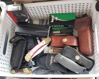 Knives all kinds, many are NEW